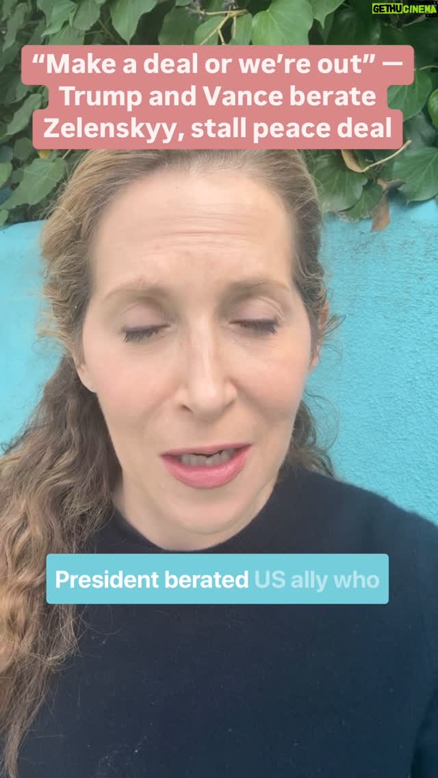 Jessica Yellin - 24K Likes - I say it in the video
dont forget JD Vance has said he doesn’t give a sh— about Ukraine. And both keep mouthing Kremlin talking points while pumping up far right anti democratic actors in Europe.
