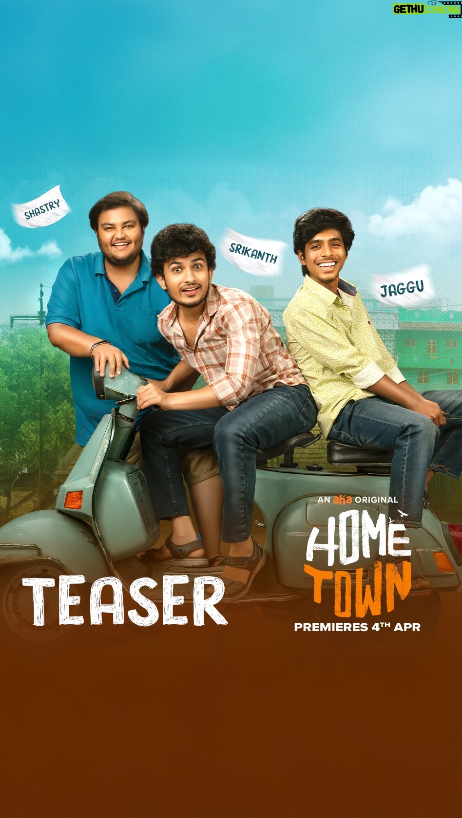 Jhansi - 7.2K Likes - The town where dreams began, where love was first felt, where friendships were forever.
#Hometown premieres from April 4 on #aha
#ahaOriginal #RajeevKanakala #Jhansi
#HometownOnAha @naveen_medaram @srikanth_reddy_palle @anchor_jhansi @dop_dev @sreedevitetali @suresh_bobbili @carthiccuts @vinodnagula @sharvin_p @amoghaarts @george_devanesan @mnofficialproductions @raajeevkanakala