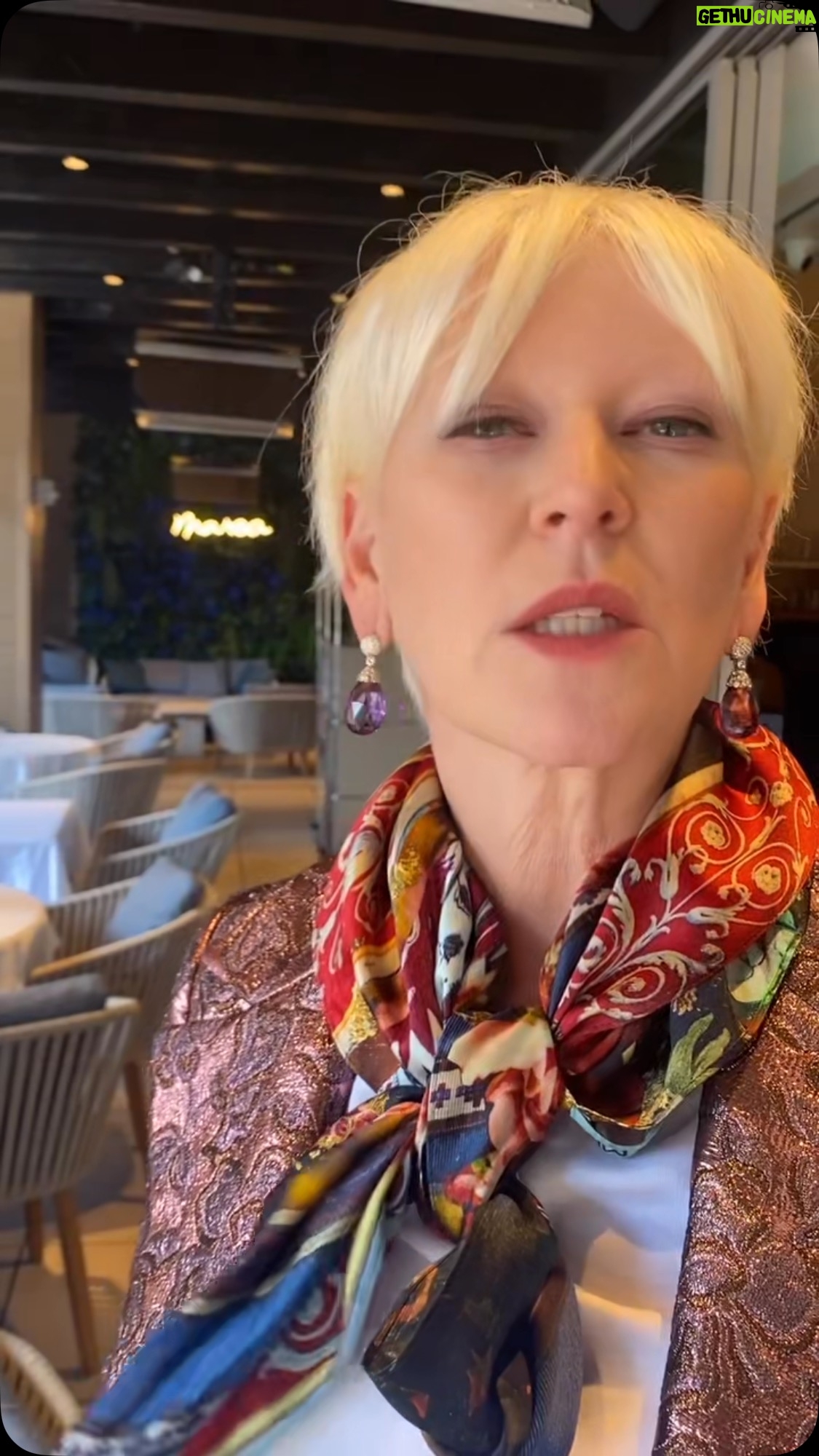 Joanna Coles - 264 Likes - In between roles @meloradhardin makes amazing collages she has now turned into lovely scarves. You can now shop them on her website via Insta.