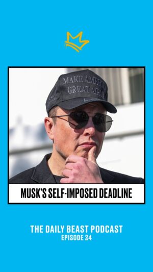 Joanna Coles Instagram - Elon Musk May Only Have A Few Months Left In Power.⁠
⁠
@joannacoles confides in @realsambee that her stance on Elon Musk may be wavering as she learns about his reportedly self-imposed deadline to stay invested in achieving his aims at the White House.⁠
⁠
Have a question or comment for us? Send us an email: beastpod@thedailybeast.com⁠
⁠
Listen to the full episode of The Daily Beast Podcast wherever you get your podcasts.