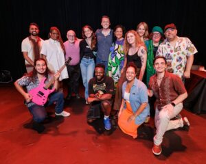 Joanna Hausmann Instagram - Sappy post warning: I accomplished a live long dream of performing at a Moth GrandSLAM and felt so honored to be able to share a story about Venezuela, my family’s experience with political repression, oh and, um, the fact I got attacked by a literal bull on a ranch when I was 10! What a ride! Thanks to @annaeroberts and @gabrielszajnert for making it possible and @iampetercooper for the pics. So so humbled to share the stage with such remarkable storytellers! PS: I was told I couldn’t touch or move the mic and I was like “um I’ve never stood still a second of my life” but I did it 🩷