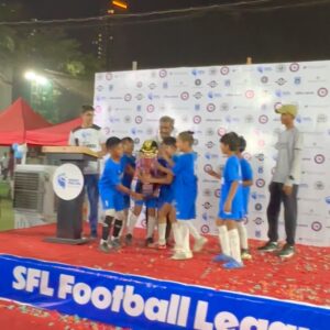 Kanchi Kaul Instagram - Blue, victorious, unforgettable—the best Sunday ever! ✨🏆💙 

SFL 2025 U9 Champions - Mumbai! ⚽️🔥

20 matches. 18 clubs. 150 of the city’s finest young footballers. But this tournament was never just about numbers—it was about the passion, the grit, the camaraderie, and the unbreakable spirit that these boys carried onto the field every single game. 💪💫

For three months, they trained, played, and gave it their all—through scorching sun, exhaustion, and the kind of hunger that doesn’t matter—— because all you want is to keep playing. When the love for the game overcomes everything else. When every sprint, every goal, every moment is shared with teammates who feel like family.

And we, on the sidelines—cheering till our voices disappeared, holding our breath through every shot, living every second of their journey with them—felt the same rush, the same  energy, the same electric joy. What a massively Super Sunday it was! 🌟💛 

 

This was Ivarr’s first major tournament, and to see him not just play, but grow, push his limits, and finally clinch that trophy—I can’t ever put into words what that felt like. The adrenaline, the pride, the tears of joy—it was ridiculously magical. 🥹💖

I couldn’t be more grateful to have witnessed it all. Counting my  blessings profusely, holding on to these memories for many lives 🌈🎈👌, and celebrating and cherishing every moment to the fullest. 🙏✨

#GratefulHeart #SFL2025Champions  #UnforgettableSunday #IvarrsBigWin #FootballFever #PureMagic #WhatATeam #JoyBeyondWords #Gadgetfreechildhood #TheadventuresofAI #Adrenalinerush #Soccermom #Ivarr 💙⚽️