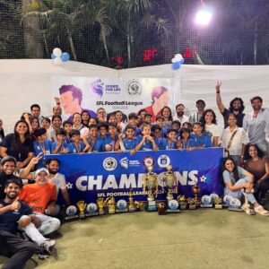 Kanchi Kaul Instagram - Blue, victorious, unforgettable—the best Sunday ever! ✨🏆💙 

SFL 2025 U9 Champions - Mumbai! ⚽️🔥

20 matches. 18 clubs. 150 of the city’s finest young footballers. But this tournament was never just about numbers—it was about the passion, the grit, the camaraderie, and the unbreakable spirit that these boys carried onto the field every single game. 💪💫

For three months, they trained, played, and gave it their all—through scorching sun, exhaustion, and the kind of hunger that doesn’t matter—— because all you want is to keep playing. When the love for the game overcomes everything else. When every sprint, every goal, every moment is shared with teammates who feel like family.

And we, on the sidelines—cheering till our voices disappeared, holding our breath through every shot, living every second of their journey with them—felt the same rush, the same  energy, the same electric joy. What a massively Super Sunday it was! 🌟💛 

 

This was Ivarr’s first major tournament, and to see him not just play, but grow, push his limits, and finally clinch that trophy—I can’t ever put into words what that felt like. The adrenaline, the pride, the tears of joy—it was ridiculously magical. 🥹💖

I couldn’t be more grateful to have witnessed it all. Counting my  blessings profusely, holding on to these memories for many lives 🌈🎈👌, and celebrating and cherishing every moment to the fullest. 🙏✨

#GratefulHeart #SFL2025Champions  #UnforgettableSunday #IvarrsBigWin #FootballFever #PureMagic #WhatATeam #JoyBeyondWords #Gadgetfreechildhood #TheadventuresofAI #Adrenalinerush #Soccermom #Ivarr 💙⚽️