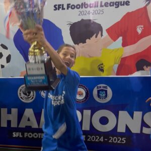 Kanchi Kaul Instagram - Blue, victorious, unforgettable—the best Sunday ever! ✨🏆💙 

SFL 2025 U9 Champions - Mumbai! ⚽️🔥

20 matches. 18 clubs. 150 of the city’s finest young footballers. But this tournament was never just about numbers—it was about the passion, the grit, the camaraderie, and the unbreakable spirit that these boys carried onto the field every single game. 💪💫

For three months, they trained, played, and gave it their all—through scorching sun, exhaustion, and the kind of hunger that doesn’t matter—— because all you want is to keep playing. When the love for the game overcomes everything else. When every sprint, every goal, every moment is shared with teammates who feel like family.

And we, on the sidelines—cheering till our voices disappeared, holding our breath through every shot, living every second of their journey with them—felt the same rush, the same  energy, the same electric joy. What a massively Super Sunday it was! 🌟💛 

 

This was Ivarr’s first major tournament, and to see him not just play, but grow, push his limits, and finally clinch that trophy—I can’t ever put into words what that felt like. The adrenaline, the pride, the tears of joy—it was ridiculously magical. 🥹💖

I couldn’t be more grateful to have witnessed it all. Counting my  blessings profusely, holding on to these memories for many lives 🌈🎈👌, and celebrating and cherishing every moment to the fullest. 🙏✨

#GratefulHeart #SFL2025Champions  #UnforgettableSunday #IvarrsBigWin #FootballFever #PureMagic #WhatATeam #JoyBeyondWords #Gadgetfreechildhood #TheadventuresofAI #Adrenalinerush #Soccermom #Ivarr 💙⚽️