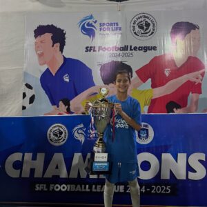 Kanchi Kaul Instagram - Blue, victorious, unforgettable—the best Sunday ever! ✨🏆💙 

SFL 2025 U9 Champions - Mumbai! ⚽️🔥

20 matches. 18 clubs. 150 of the city’s finest young footballers. But this tournament was never just about numbers—it was about the passion, the grit, the camaraderie, and the unbreakable spirit that these boys carried onto the field every single game. 💪💫

For three months, they trained, played, and gave it their all—through scorching sun, exhaustion, and the kind of hunger that doesn’t matter—— because all you want is to keep playing. When the love for the game overcomes everything else. When every sprint, every goal, every moment is shared with teammates who feel like family.

And we, on the sidelines—cheering till our voices disappeared, holding our breath through every shot, living every second of their journey with them—felt the same rush, the same  energy, the same electric joy. What a massively Super Sunday it was! 🌟💛 

 

This was Ivarr’s first major tournament, and to see him not just play, but grow, push his limits, and finally clinch that trophy—I can’t ever put into words what that felt like. The adrenaline, the pride, the tears of joy—it was ridiculously magical. 🥹💖

I couldn’t be more grateful to have witnessed it all. Counting my  blessings profusely, holding on to these memories for many lives 🌈🎈👌, and celebrating and cherishing every moment to the fullest. 🙏✨

#GratefulHeart #SFL2025Champions  #UnforgettableSunday #IvarrsBigWin #FootballFever #PureMagic #WhatATeam #JoyBeyondWords #Gadgetfreechildhood #TheadventuresofAI #Adrenalinerush #Soccermom #Ivarr 💙⚽️