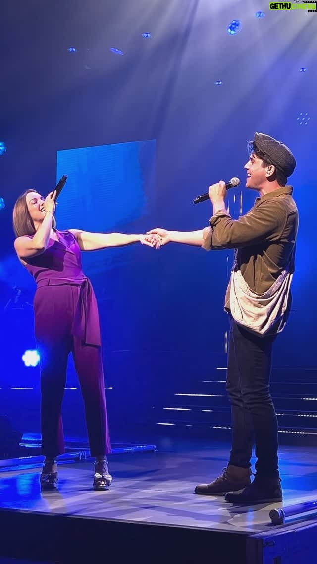 Kara Lindsay - 8.1K Likes - A true throwback Thursday. 🥹📰✨
Festival of the Arts at EPCOT was truly special this week when a few of the original cast members from ‘Newsies’ decided to surprise Kara during the Broadway Concert Series! 🎶 Thank you to @disneyparks team for making magic happen for our cast and fansies. 💙
