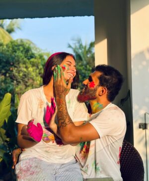 Kasturi Chhetri Instagram - Wishing you a vibrant and colorful Happy Holi filled with love and happiness💚💛❤️💙🩷
