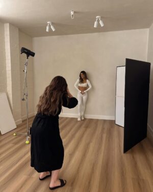 Katrina Scott Instagram - Carmen turned 2 months old today… and I’m pretty sure her first words will be KSL 🥹 The second and last slide are the first pics I took with her in my belly at 6 weeks 🤍 

I still can’t believe this wild ride. If you had told me we’d be building a fitness studio and launching an app while chasing after our two daughters— all while pregnant and bringing home a newborn— I would have thought I was dreaming. ☁️ From our positive pregnancy test to anxiously waiting for her heartbeat, her first kicks at the studio and creating the app, she’s been a guiding light for our family. 

Sometimes life’s biggest surprises end up being the biggest blessings. I am just so thankful for family, our daughters, to be teaching in the studio, Brian, and all of you 🙏🏼 

Happy 2 months baby Carmen ♾️