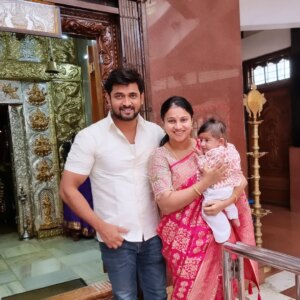 Kavitha Gowda Instagram - ಅನ್ನಪ್ರಾಶನ ಸಮಯ.. ♥️♥️