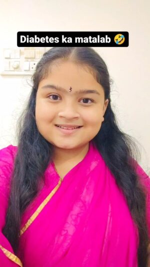 Kavya Ramani Instagram - Diabetes ka matalab 🤣🤣🤣#funnyreels #shayanibetiya #comedyreels #fun #masti #formyfans