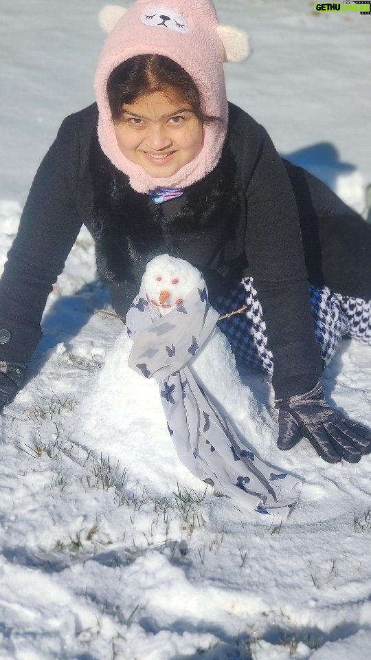 Kavya Ramani - 79 Likes - "Chillin' with my frosty buddy ❄️☃️ Early morning snow, endless fun in my New York backyard! #SnowmanVibes #WinterWonderland"
#snow #enjoyinglife💯 #newyorklife #travelblogger #thankyouuniverse #newyork