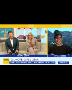 Keiko Agena Instagram - Had a lovely time today on the Australian Morning Show Today Extra @thetodayshow. 

25 years of #gilmoregirls 
BEST fans in the world. ❤️

#lanekim