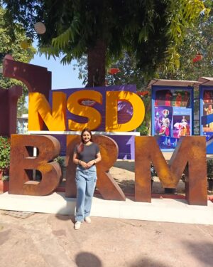 Khushboo Kamal Instagram - Had a quick visit to NSD this time on my Delhi trip..

#actorinsideme #theatre #training #passion #foreverlove #star #bornactor