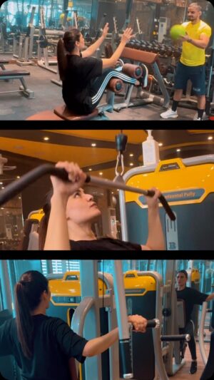 Kiran Haq Instagram - Strong is not just for the boys! 💪 Women who lift build confidence, improve bone health, and sculpt a powerful body. Watch @kiranhaqofficial crush her workout and inspire us all to embrace strength training. It’s not about size, it’s about strength, health, and feeling your best. Let’s lift each other up, ladies! 🏋️🔥

#girlswholift #strongwomen #fitandfearless #womeninfitness #empowerthroughstrength