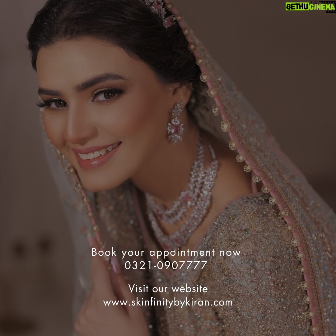 Kiran Haq - 3.3K Likes - Trust our expert makeup team to create a stunning, timeless look tailored just for you on your big day.
Book your main day bridal makeover now: 923210907777.
Makeup & Styling: @skinfinitybykiran
Outfit: @officialfahadhussayn
Photography: @deeveesofficial
Jewellery: @akjewelspk
#skinfinity #skinfinitybykiran #kiranhaq #bridalmakeup
#beautysalon