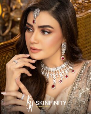 Kiran Haq Instagram - Look as exquisite as our beautiful Kiran Haq on your special day. 

Book your bridal makeover appointment with Skinfinity now: 0321-0907777.

Makeup & Styling: @skinfinitybykiran
Photography: @bilalsaeedphotography 
Outfit: @saniahasancouture 
Jewellery: @akjewelspk 
Coordinator: @srprmanagement 

#skinfinitybykiran #kiranhaq #bridalmakeup #makeup #makeuplooks #lahore #beautysalon