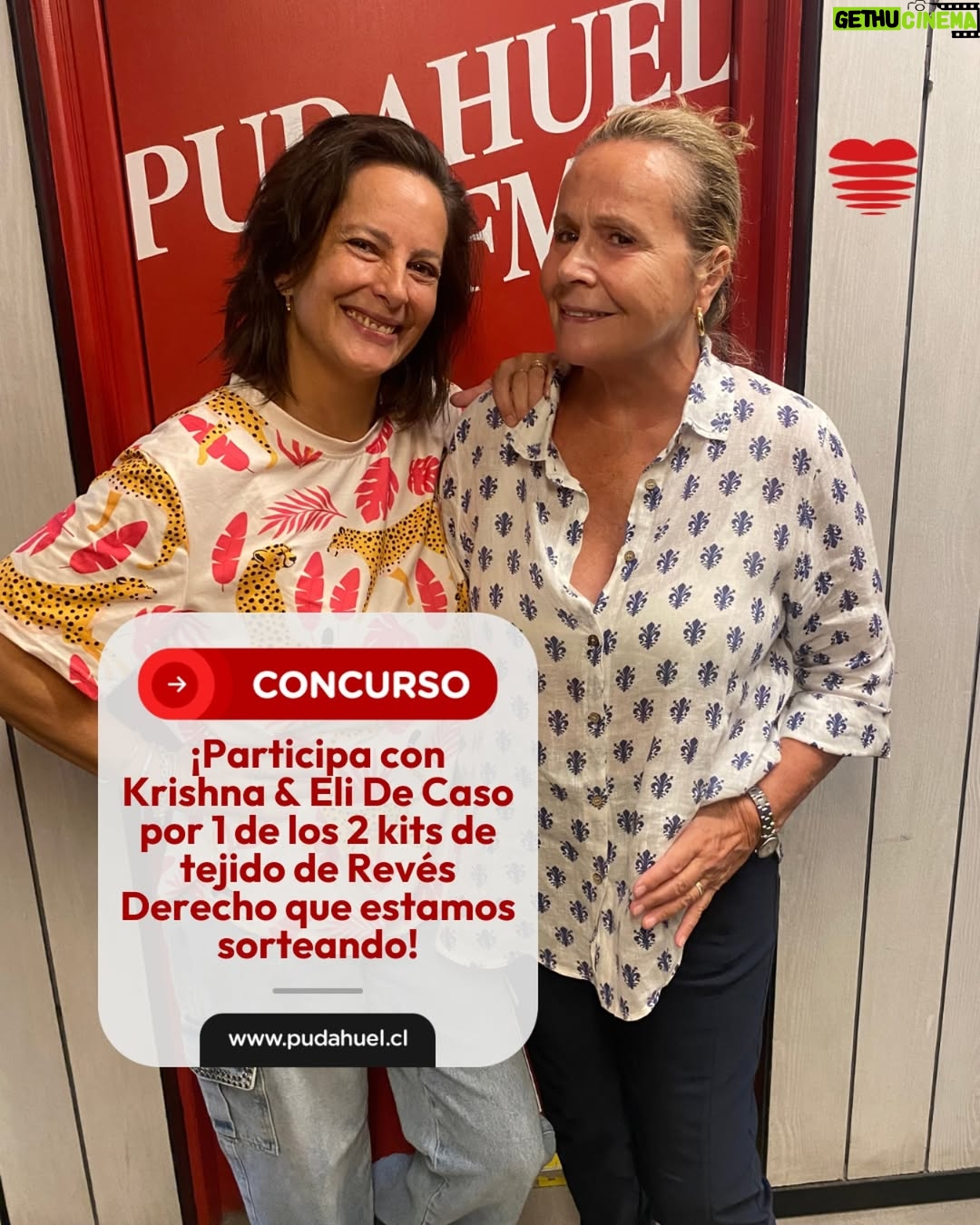 Krishna de Caso - 648 Likes - ¡Alerta de concurso! ❤️ Nuestras queridas @krishnadecaso y @elidecaso en su programa #LosCaminosDeLaVida lanzaron un gran concurso!
¿Quieres ganar junto a una amiga kits de tejido de @revesderecho 🧶? Si la respuesta es Sí, sigue estas instrucciones:
1. Etiqueta a una amiga con la que quieras ganar los kits de tejido 🧶
2. Cuéntanos en los comentarios por qué quieres ganar, por qué te gusta tejer, etc ❤️ ¡La idea es que le pongas color en tu comentario! 🌈 Así hay más posibilidades de ganar!
Daremos el resultado el próximo sábado 15 de marzo ✨
#RadioPudahuel #LaRadioDeChile