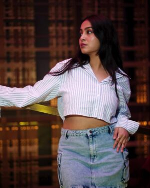 Kristina Patel Instagram - The ambiance? Simply unmatched. 
The kind of place that makes you want to stay a little longer. ♥️😍 
.
.
.
@leviitatebar 
@trutalent.management 
@vandit.sampat 
.
#explore #vishalkalra #kristinapatel #krishal #ModernAesthetic #PortraitMode #foodgoals #foodadventure #restaurantvibes #hiddengem #FineDining #LuxuryDining #Gourmet #Foodie #FoodLover #Foodstagram