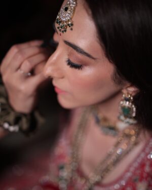 Kritika Avasthi Instagram - From the first trial to the final walk down the aisle ✨.
Every stitch, every jewel, every moment led to transforming me into the bride of my dreams 🥰. 
Happy 3 months to us @piyushk003 ♥️
Bridal lehenga @studybyjanak 
Bridal Jewellery @multanijewellersofficial 
MUA @arshhia_19 
PC @theweddingmantraproductions 
.
.
.

#pikaboo #2024 #bride #groom #newlyweds #3months #happy #love #red #wedding #wedmegood #piyushkhatter #kritikkaavasthi #bridal #bridalmakeup #bridaljewellery