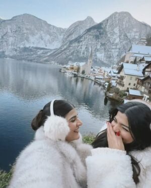 Kritika Khurana Instagram - Ticking off bucket list places together!!! sisssyyyyy 🥰❤️ #khuranasisterstravels #hallstatt #austria