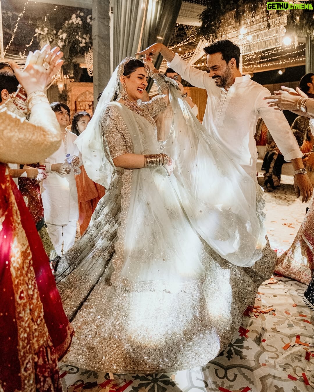 Kubra Khan - 257.6K Likes - I wanted to Sparkle. @hijabomer you made me sparkle. Thank you. - Few glimpses of a beautiful night filled so love and laughters. Thank you @yrattamedia for such beautiful memories. And of course, my glam up by none other than @mubsher.bhatti