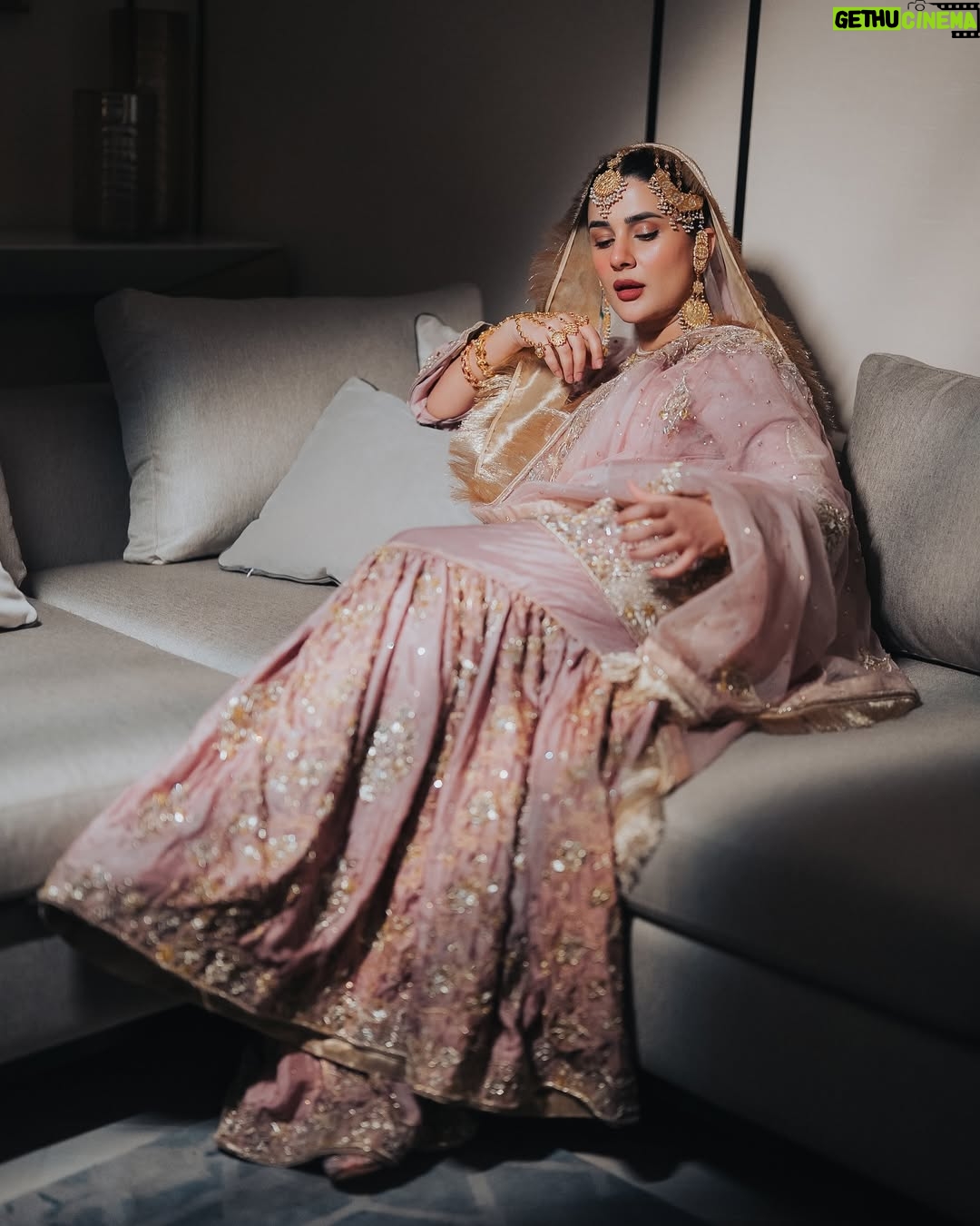 Kubra Khan - 352K Likes - I couldn’t have asked for a prettier jora to get Ruksat off in. @haseensofficial thank you so much for bringjng my vision to life ❤️🥰 You've won my heart 🥰❤️
❤️ @syedsaqlain1 for capturing it in such a beautiful way 🙏🏼🥰