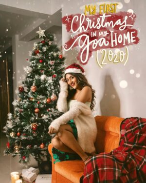 Larissa Dsa Instagram - Some beautiful Christmas moments through the years 🥹

Compliments of the season everyone ♥️

May you all feel the joy of Christmas throughout the year, and blessings of the almighty to you and your family.

-Love & Laughter,
Larissa 😘

Edited on @lightroom 
Handwritten & graphics on @procreate