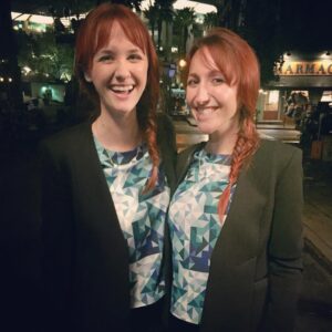 Laura Spencer Instagram - Baby's first stunt double 👯 thank you @seaangeljennjenn! You did some awesome work on tonight's episode of #bonesonfox!