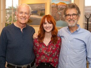 Laura Spencer Instagram - Cast and Playwright photo at Durango’s First Annual Playfest with the lovely and talented Mike Farrell (M*A*S*H) and Stephen Nathan (BONES). I got to say Stephen’s words all week alongside Mike in The Dizziness of Freedom. It was a dream experience workshopping new plays, making new friends, and being embraced by the beautiful community of Durango. Missing everyone and the theatre already!!! #durangoplayfest 📷 by @jonasgrushkin