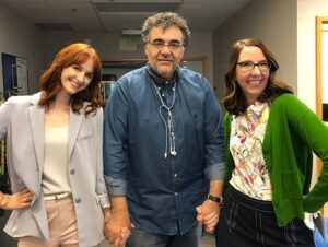 Laura Spencer Instagram - It felt especially good when I got the chance to play Sam alongside some pretty damn glorious actors this weekend on a very special pilot (#workfriendspilot) written by the seriously talented @thatgirlkarengraci, directed by the fabulous @rodgarcia59, and produced by the exceptional  @davehill48 and everyone else at #gumptionpictures! We had an insanely talented cast (a true ensemble) assembled by the lovely  @staysh_face including April Grace, @bonjour.irene @williamson_joe @celesteinclogs @leslielluvet @carsonfagerbakke @charissajactor & @nikhilshukla and an absolutely wonderful, hardworking crew (gorgeous screengrabs highlight the work of our fantastic DP @ashotofdom & team). Thanks for making my face & hair look like that @gameoverjen & the Natalies! Thanks for making me look dressed chic AF @nataliabarzilai & @meganonbyathread (and for the laughs and laughs and laughs....). It was a whirlwind of a 4 days with you all but a truly awesome experience. Love you guys and so proud of everyone!!! THANK YOU!