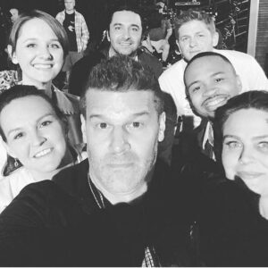 Laura Spencer Instagram - Group Hug #bonesonfox #squintsquad