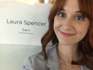 Laura Spencer Instagram - It felt especially good when I got the chance to play Sam alongside some pretty damn glorious actors this weekend on a very special pilot (#workfriendspilot) written by the seriously talented @thatgirlkarengraci, directed by the fabulous @rodgarcia59, and produced by the exceptional  @davehill48 and everyone else at #gumptionpictures! We had an insanely talented cast (a true ensemble) assembled by the lovely  @staysh_face including April Grace, @bonjour.irene @williamson_joe @celesteinclogs @leslielluvet @carsonfagerbakke @charissajactor & @nikhilshukla and an absolutely wonderful, hardworking crew (gorgeous screengrabs highlight the work of our fantastic DP @ashotofdom & team). Thanks for making my face & hair look like that @gameoverjen & the Natalies! Thanks for making me look dressed chic AF @nataliabarzilai & @meganonbyathread (and for the laughs and laughs and laughs....). It was a whirlwind of a 4 days with you all but a truly awesome experience. Love you guys and so proud of everyone!!! THANK YOU!