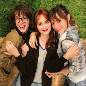 Laura Spencer Instagram - Director sandwich, Writer sandwich, Badass Filmmaker sandwich, take your pick. These multi-talented, lovely women do it all and we just wrapped their Romantic Comedy in Virtual Reality together. Thank you @marydblack & @kristielkrueger for inviting me on this incredibly fun ride and @amaze.vr for such a cool, unique medium to play in. If you own a VR headset, see you soon in “The Promotion”!!