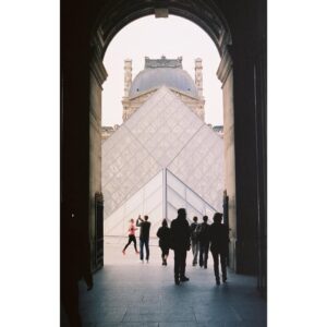 Laura Spencer Instagram - The Louvre #paris #35mm #canonae1program #filmphotography #louvre