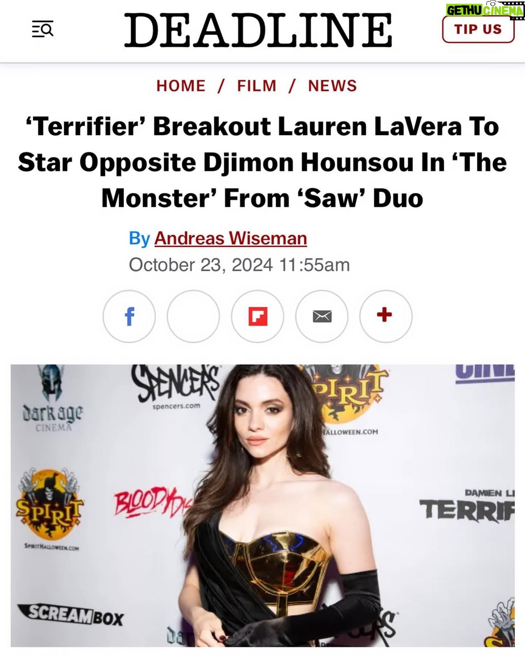 Lauren LaVera - 28.6K Likes - Cannot WAIT to create with these killer artists! 𩸠š§ āØ
Thank you, @deadline!
Special thanks to my team @teamportrait @lewkmgmt @cesdtalent