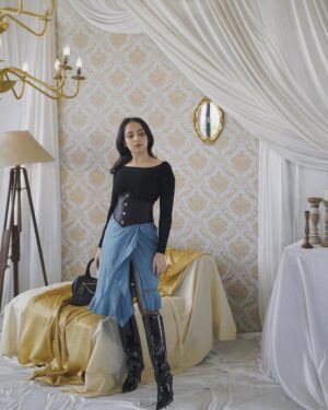Lavanya Srivastava Instagram - Royalty meets grunge 🦋🖤

What do you think about this look?
.
.
.
.
.
.
.
.
.
.
#grunge2023 #outfitoftheday #aesthetics #royalty #luxurylifestyle #lifestyleinfluencer #chicstyle #fashionupdate