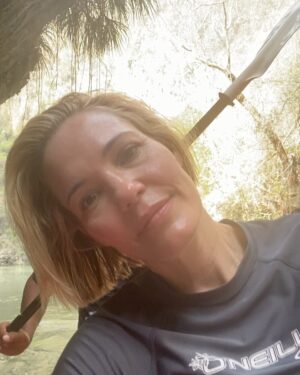 Leslie Bibb Instagram - half way through...
another round of 
@thewhitelotus #bts...
enjoy episode four and a look
at our time in the land of a thousand smiles...
🪷 @streamonmax @hbo