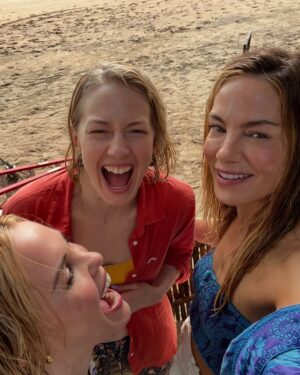 Leslie Bibb Instagram - half way through...
another round of 
@thewhitelotus #bts...
enjoy episode four and a look
at our time in the land of a thousand smiles...
🪷 @streamonmax @hbo