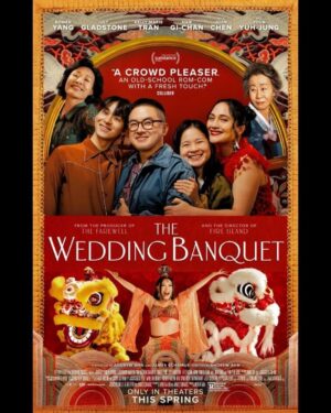 Lily Gladstone Instagram - Pretty obsessed with the new poster that dropped today. Trailer coming Monday!!! Love this cast, this crew, this film and the family it created on and off screen. @weddingbanquetmovie @bleeckerstfilms @andrewahnfilms @kellymarietran @fayedunaway @han_gi_chan @_joanchen_ @bobojle