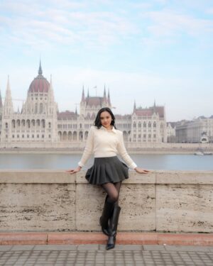 Lyodra Instagram - You, me, Budapest.