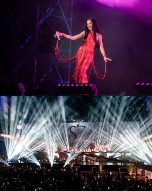 Lyodra Instagram - SUPERDIVA KONSER. Terharu, bangga dan merasa terberkati menjadi salah satu bagian dalam konser besar ini. Buatku konser ini begitu istimewa karna satu panggung dgn nama besar 3 Diva yg ternyata disamping nama besar mereka punya karakter yg istimewa yg memberi kita kenyamanan. Aku sebagai penyanyi baru banyak belajar berbagai sisi dari mereka, love you mimi Kd, mama Uthe, mami Titi Dj. My girls titi, ziva, kita sudah melangkah sejauh ini semoga kita kebagian rezeki seperti senior kita. Menjelang konser, kita kurang sehat bahkan h-2 aku masih opname dbd tp akhirnya kita bisa memberikan yg terbaik. Terima kasih banyak Om Erwin om jay dan semua tim di belakang layar hingga konser ini berjalan dengan baik. Terima kasih yg sudah nonton dan menyukai karya karya kita ❤️