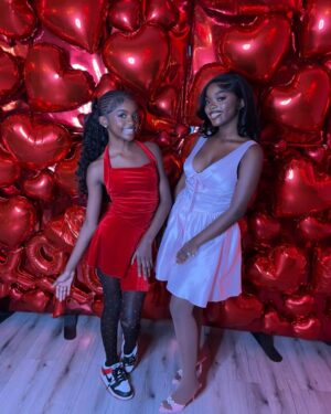 Lyric Hurd Instagram - Throwback to the amazing @glamdollssalonspa Galentine’s Day celebration! 💋💕Big shoutout to @glamdollsspa for helping us feel fabulous! We love you @karenythomas ! Swipe to relive the fun and friendship!