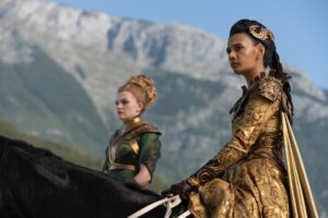Madeleine Madden Instagram - Season 3 has arrived oh Wise Ones! 

Beyond excited to share this season with you all. Everyone has worked so tirelessly to elevate, expand and deepen the world of @thewheeloftime. 

Special shoutout to @davinajl & @sharon_gilham_costume_design who continue to blow our socks off with their exquisite work.

@thewheeloftime @primevideo 
#thewheeloftime