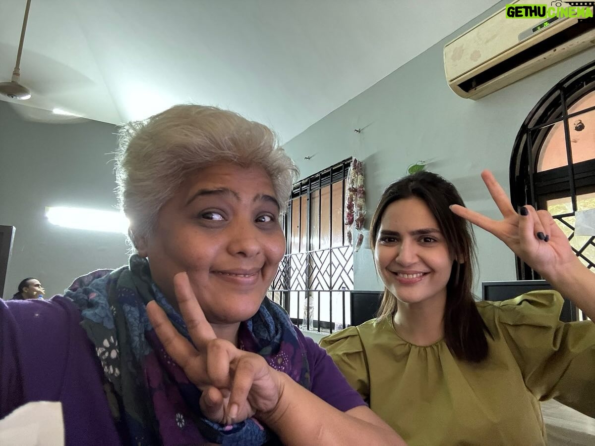 Madiha Imam - 10.8K Likes - ❣️‼️
Here goes my directorial debut and a piece of my heart.
I had the absolute best time working on this, perhaps more fun than I’ve ever had working as an actor! And it would not be possible without the hardwork and support of the entire team!
Shout out to the best ADs in the business, Shahbaz, Kanwal and Faizan, our rockstar cinematographer Sunny Singh and my beloved cast!
Huma nawab, Jenaan, little Hussain and my friend, mentor and just over all the best guy around Faysal Qureshi 🙏🏻
Thank you Babar Javed and his team of champions for believing in me and thanks to every single one of these people without whom I wouldn’t have had half as much fun as I did!
Over to all of you! I await your feedback!
& to my parents, my husband my family & to ones who follow me you are my support system 🙏🏻🥰
*Tonight 30th Aug, 8 pm PST on @bolentofficial*