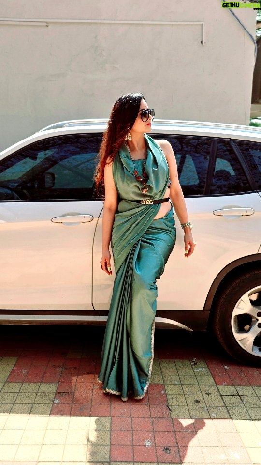 Madirakshi Mundle - 31.7K Likes - On the auspicious occasion of Mahashivratri, I'm delighted to wear a special saree from @just_rode that holds sentimental value.
This saree has been my constant companion for every significant event and is a cherished family heirloom.
As I adorn this saree on Mahashivratri, I seek the divine blessings of Lord Shiva.
May His benevolence bring peace, prosperity, and happiness into everyonce life.
Har Har Mahadev!