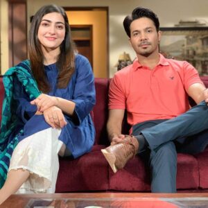 Maha Hasan Instagram - Was waiting since the pack up from the set of "Nand" to share my feelings and finally found the time to do so!
This journey was a roller coaster ride for all of us for reasons that will stay unknown to the audience but will be reminisced by all those were a part of this journey for a long, long time.

And as it ends, I want to mention and thank those who played an integral role in helping me be Farwa.

The first one has to be @zeeshan.zaidii , the director of Nand. I hadn't worked with him before (as a matter of fact, I haven't worked with most of the directors considering I'm "new in the industry" 😂) Anyway, I was scared as hell because I wanted Farwa to be a fair person but not someone who would misbehave to put her point across. Basically I wanted her to be assertive rather than aggressive even in stressful situations. That was a hard balance to strike and I  didn't know if the director would be envisioning this character the same way or not. And thaaaankfully, he wanted it to be exactly the same. I can't tell you all how patient and generous he has been with me throughout this process. From listening to all my feminist theories, to all my questions and concerns. He listened to everything and backed me up when and where it was necessary. 💛

Next up is my Hassan to the Farwa! @ayazsamoo , you've been an absolute goofball throughout the shoot yet gave me some really wise advice at every single step. I would miss your lame jokes, our thoughtful discussions, your stupid healthy refreshments, our chewing gum pact and of course, your internal billa. Thank you for bearing with my fumbles for the first two days of the shoot. 🙈

And now, @zaaviay .. Thanks for providing me with your gorgeous wardrobe. The clothes were such a perfect fit for Farwa because they exuded the confident modern outlook along with a true eastern soul.

Last but not the least, all the crew members who worked day and night to make things happen. They are truly undervalued for the wonders that they pull off that you all see on screen. Please remember them each time you praise any drama. 😊

Watch Nand tonight at 7pm on @arydigital.tv