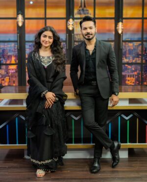 Maha Hasan Instagram - Black is the new black. Period. 🫠

Did you catch me on The Night Show with Ayaz Samoo? 
If not, watch the full episode on YouTube! 

Host with the most: @ayazsamoo
Styling by: @faizruh
Makeup by the best: @humarajput10
Loveliest outfit by: @fatimakhanfashion
Jewellery: @glamberous._