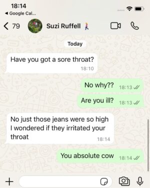 Maisie Adam Instagram - Good to know @suziruffellcomedy has seen that last video 😒