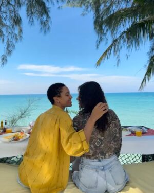 Maisie Richardson-Sellers Instagram - 1 year,
4 continents,
7 countries,
16 cities,
our dream house in the making,
and the beginning of forever with you.
Love of my life, soon to be wife. 💍🌹