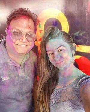 Malvika Tomar Instagram - Happy Holi🌈❤️
#holicelebrations🎉 #actors #actorslife
